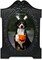 4x6 Tombstone-Shaped Halloween Picture Frame, Photo Tabletop & Wall Display Hanging Display & Home Décor (4x6, Matt Black)